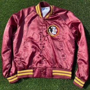 Original Red vintage 90s Fsu varsity jacket